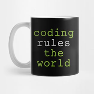 Coding rules the wolrd Mug